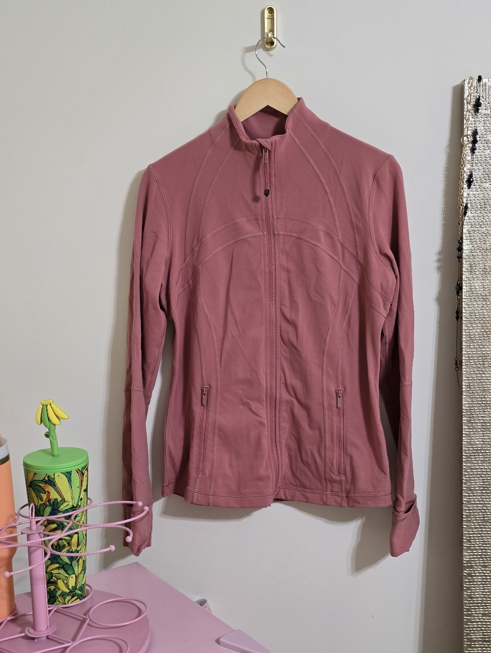Lululemon Define Jacket *Luon in Brier Rose Size 12